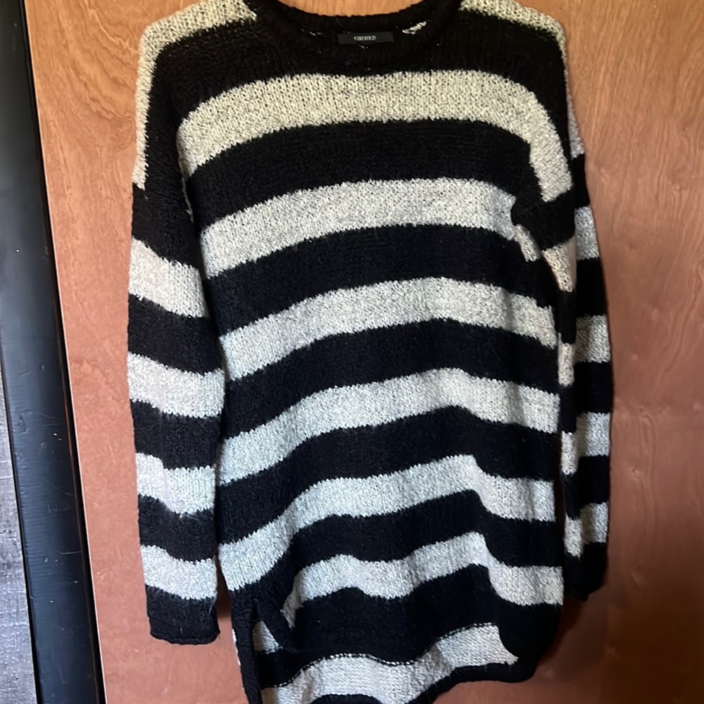 Long Striped Sweater